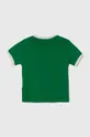 Παιδικό βαμβακερό μπλουζάκι adidas Originals πράσινο