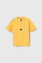 adidas tricou copii uni galben IS3398