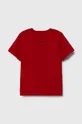 Дитяча бавовняна футболка adidas Performance червоний
