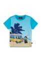 бірюзовий Дитяча бавовняна футболка Lego Для хлопчиків