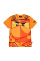 pomarańczowy Lego t-shirt bawełniany dziecięcy Chłopięcy