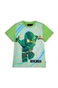 зелёный Детская хлопковая футболка Lego Для мальчиков