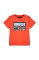 Lego t-shirt bawełniany dziecięcy nadruk pomarańczowy 12011249