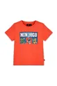 oranžna Otroška bombažna kratka majica Lego Fantovski