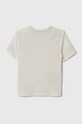 Sisley t-shirt bawełniany dziecięcy 3LUQX104E.G.Seasonal biały SS24