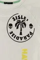 Дитяча бавовняна футболка Sisley 100% Бавовна