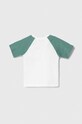 Παιδικό βαμβακερό μπλουζάκι United Colors of Benetton 3096G10DL.P.Seasonal λευκό SS24