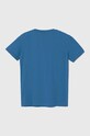 Detské bavlnené tričko United Colors of Benetton 3I1XC109W.G.Sea.PPYH modrá SS24