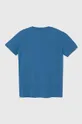 Detské bavlnené tričko United Colors of Benetton modrá