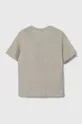 Detské bavlnené tričko United Colors of Benetton sivá