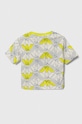 Emporio Armani t-shirt bawełniany dziecięcy 3D4TJA.4J5UZ zielony SS24