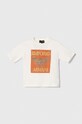 Emporio Armani t-shirt bawełniany dziecięcy 2-pack 3D4DJ6.3J51Z granatowy SS24