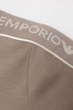 Băieți Emporio Armani tricou din bumbac 3D4TD3.1JUVZ maro