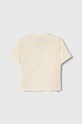 Emporio Armani t-shirt bawełniany dziecięcy 3D4TJ4.4J5UZ beżowy SS24