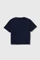 Дитяча бавовняна футболка Emporio Armani блакитний