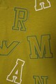 Emporio Armani t-shirt bawełniany niemowlęcy 3DHTJ2.4J6MZ zielony SS24