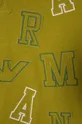 Detské bavlnené tričko Emporio Armani zelená