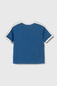 Dječja pamučna majica kratkih rukava United Colors of Benetton 3I1XG10DO.P.Seasonal plava SS24