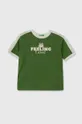 πράσινο Παιδικό βαμβακερό μπλουζάκι United Colors of Benetton Για αγόρια