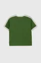 Παιδικό βαμβακερό μπλουζάκι United Colors of Benetton πράσινο