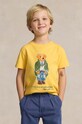 Polo Ralph Lauren t-shirt bawełniany dziecięcy nadruk żółty 322853828031