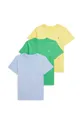 multicolor Polo Ralph Lauren t-shirt dziecięcy 3-pack Chłopięcy