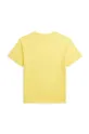 Дитяча бавовняна футболка Polo Ralph Lauren жовтий