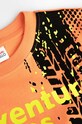 Chłopiec Coccodrillo t-shirt bawełniany dziecięcy WC4143211VBA pomarańczowy