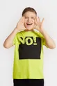 zelena Dječja pamučna majica kratkih rukava Coccodrillo Za dječake