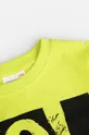 зелёный Детская хлопковая футболка Coccodrillo