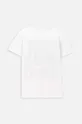 Дитяча бавовняна футболка Coccodrillo білий