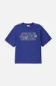 темно-синій Дитяча бавовняна футболка Coccodrillo Для хлопчиків