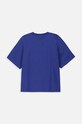 Coccodrillo t-shirt bawełniany dziecięcy WC4143203LBD granatowy SS24