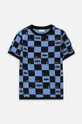 тёмно-синий Детская хлопковая футболка Coccodrillo Для мальчиков