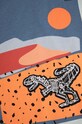Coccodrillo t-shirt bawełniany dziecięcy zielony WC4143202DEK