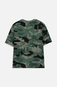 Coccodrillo t-shirt bawełniany dziecięcy WC4143203NAJ zielony SS24
