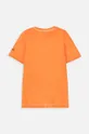 Otroška bombažna kratka majica Coccodrillo oranžna