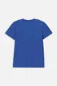 Dječja pamučna majica kratkih rukava Coccodrillo mornarsko plava