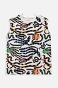 Coccodrillo top di cotone bambino sovrastampa bianco WC4143302DWK