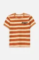 коричневый Детская хлопковая футболка Coccodrillo Для мальчиков