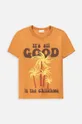žltá Detské bavlnené tričko Coccodrillo Chlapčenský