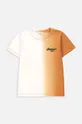 pomarańczowy Coccodrillo t-shirt bawełniany dziecięcy Chłopięcy