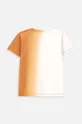 Dječja pamučna majica kratkih rukava Coccodrillo narančasta