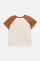 Coccodrillo t-shirt bawełniany niemowlęcy beżowy