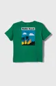 zelena Bombažna kratka majica United Colors of Benetton Fantovski