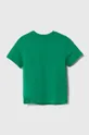 Detské bavlnené tričko United Colors of Benetton zelená