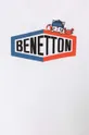 Детская хлопковая футболка United Colors of Benetton белый