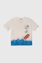 λευκό Παιδικό βαμβακερό μπλουζάκι United Colors of Benetton X Peanuts Για αγόρια