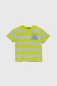 United Colors of Benetton tricou de bumbac pentru copii print verde 33R9G10EO.P.Seasonal