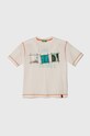 United Colors of Benetton tricou de bumbac pentru copii print bej 3BR4C10IW.G.Seasonal